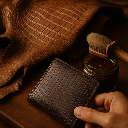 Australian crocodile leather