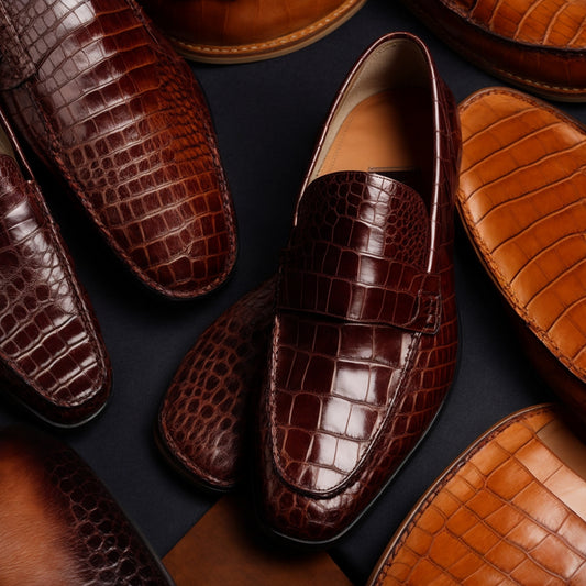 Elite Elegance: Crocodile & Alligator Leather Shoes - A Journey into Luxury Footwear