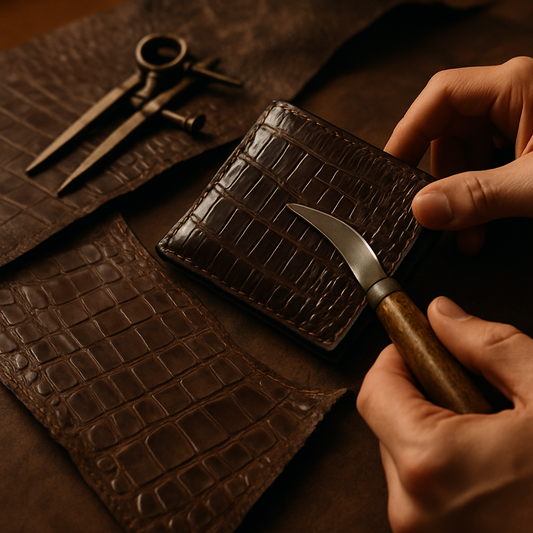 genuine crocodile wallet