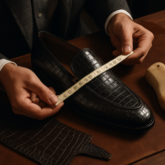 crocodile loafer size guide