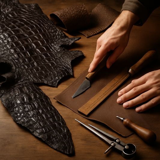 handmade crocodile shoes