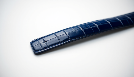 Elevate Your Wrist Game: The Allure of the Glossy Blue Alligator Strap for the IWC Portugieser