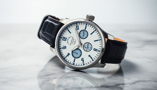 Elevate Your IWC Big Pilot 46mm with a Luxurious Black Alligator Strap