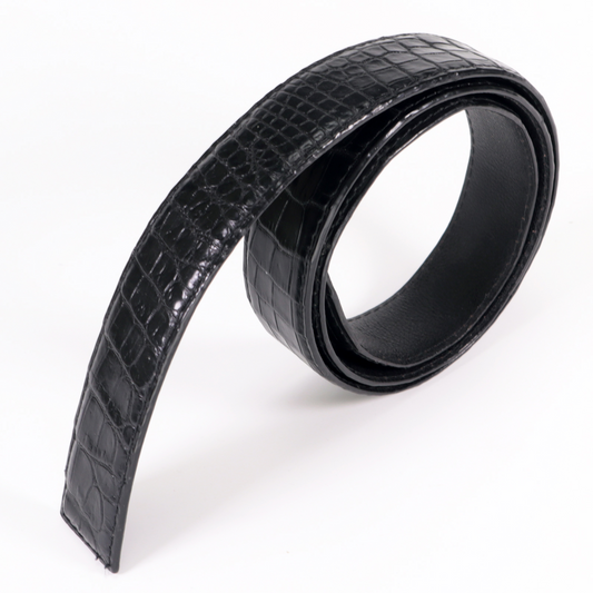Sophisticated Men's Crocodile Belt - Classic Style and Premium Quality- Without Buckle