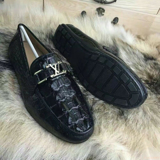 Men's Shoes Genuine Crocodile Alligator Skin Leather Handmade #FB0215