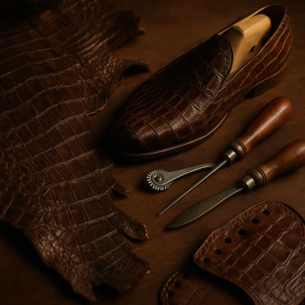 crocodile leather shoes