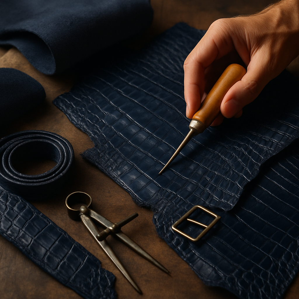 handmade exotic leather goods