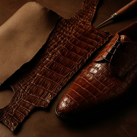 handmade crocodile shoes