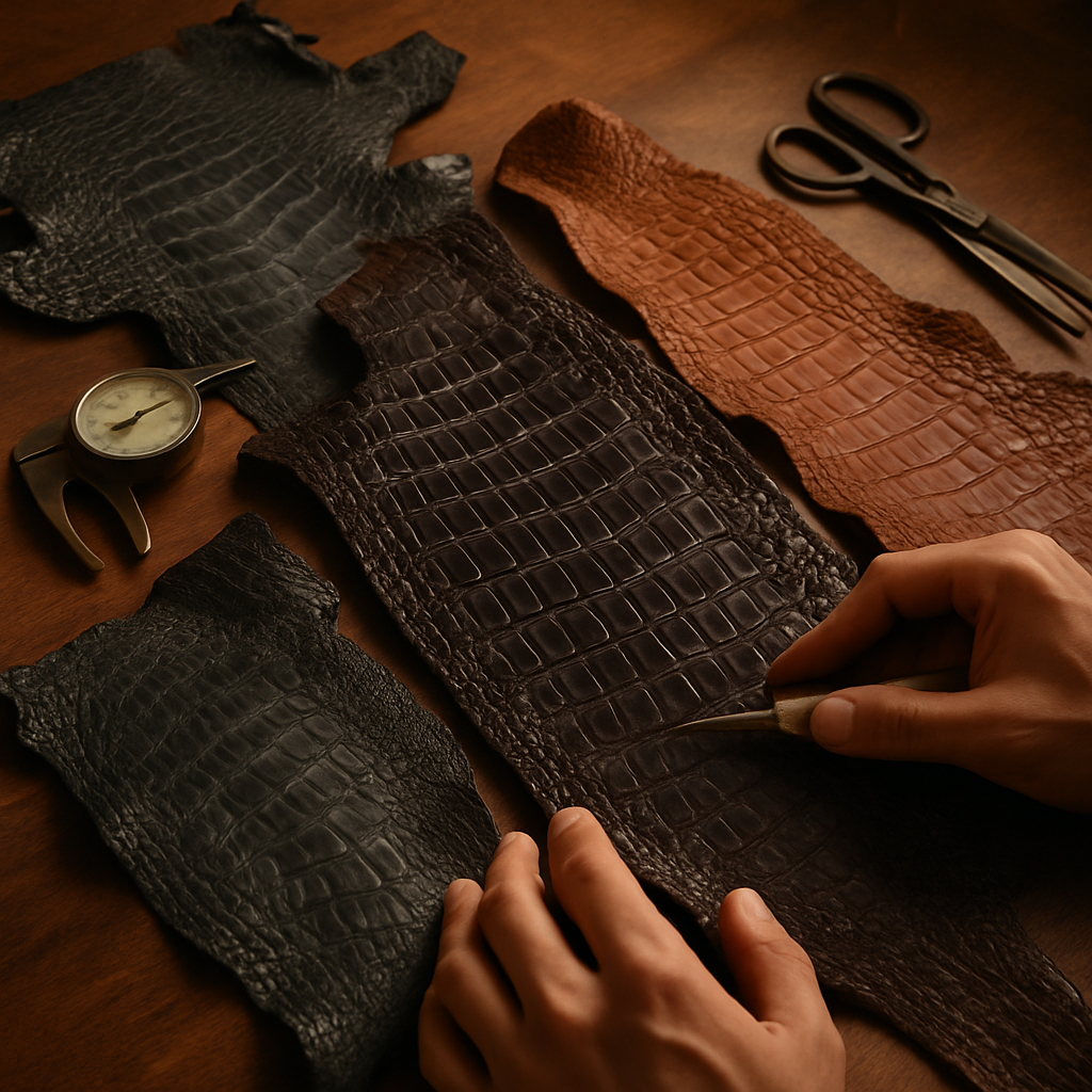 crocodile leather quality grades