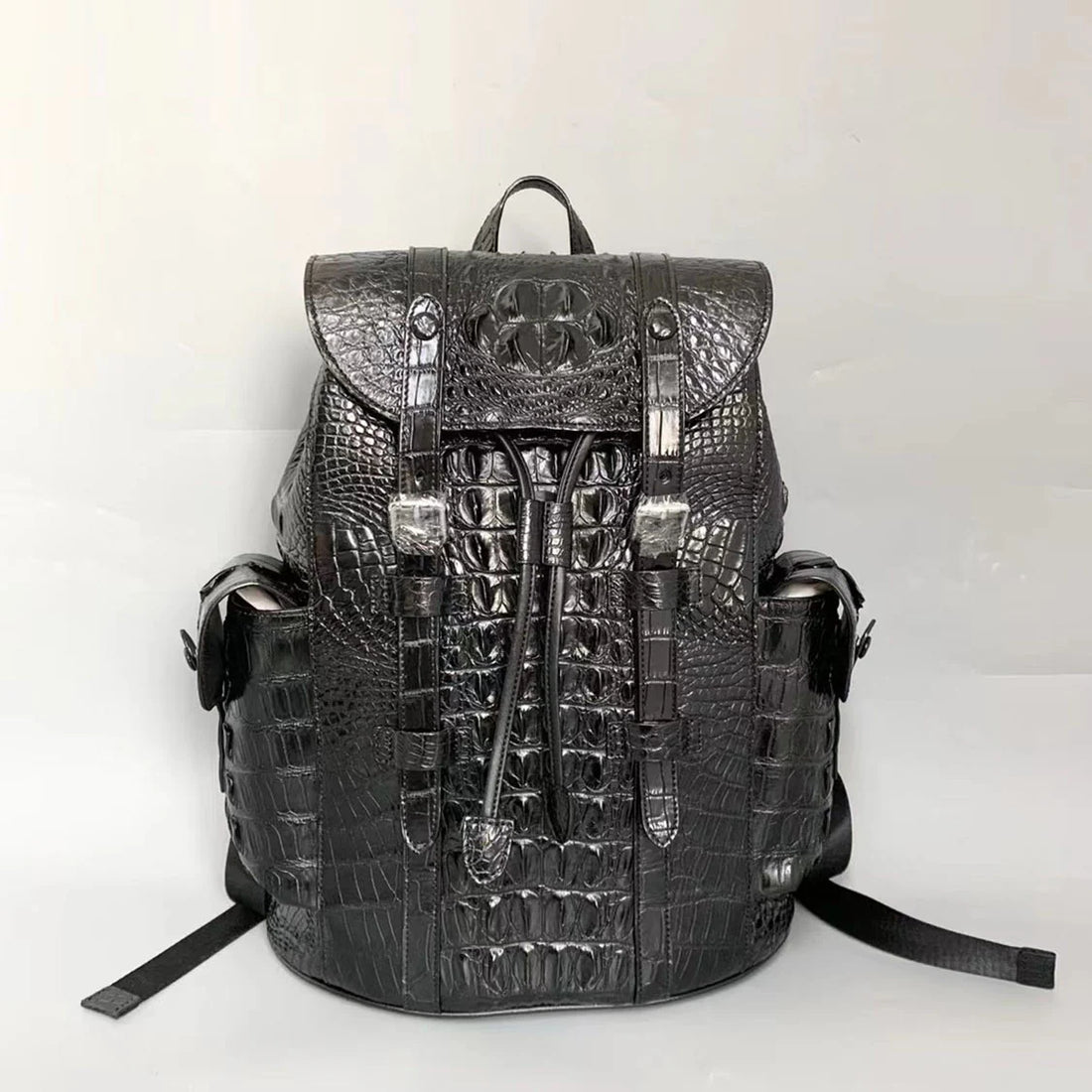 Elevate Your Style with a Handcrafted Crocodile Alligator Leather Backpack: A Statement in Luxury