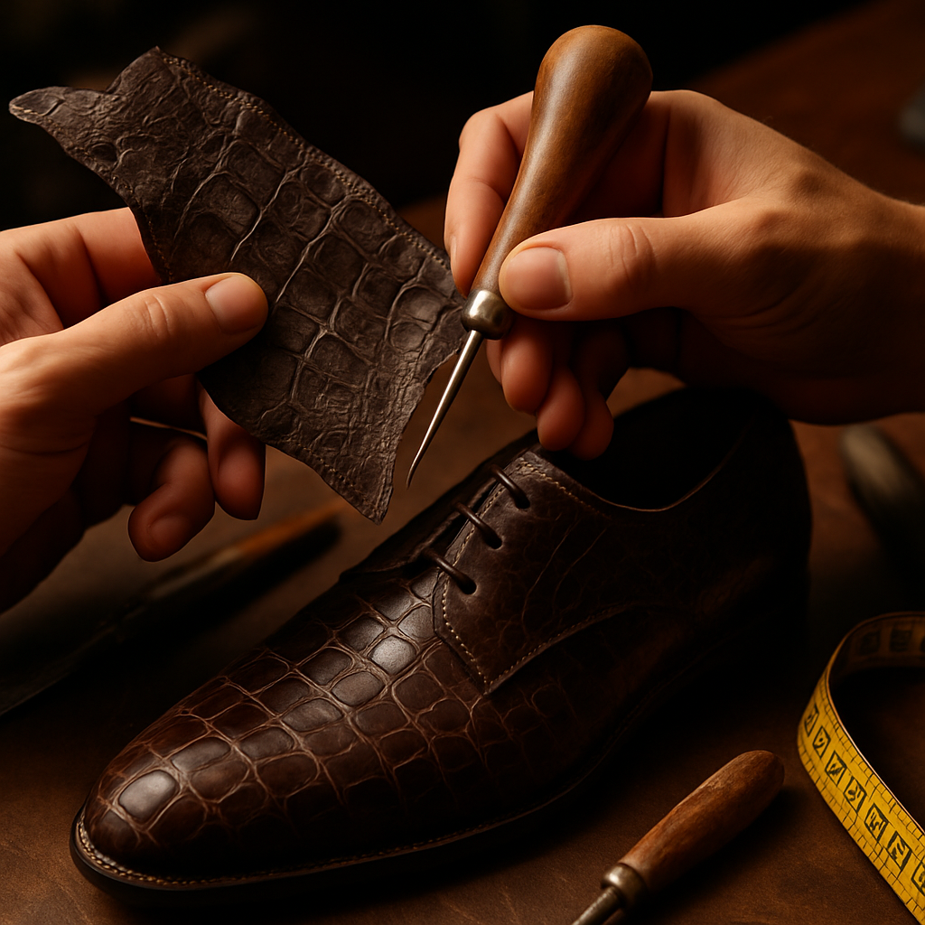 custom alligator shoes