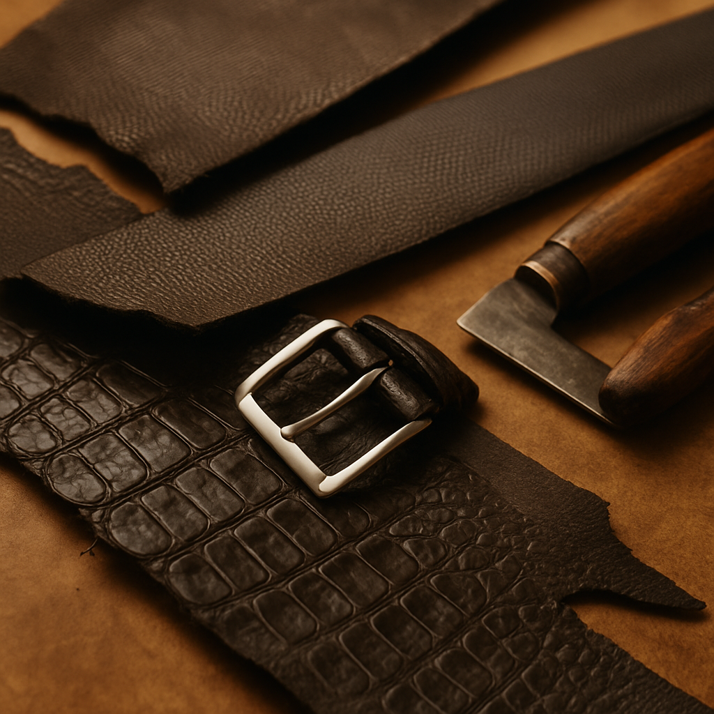 genuine crocodile belt