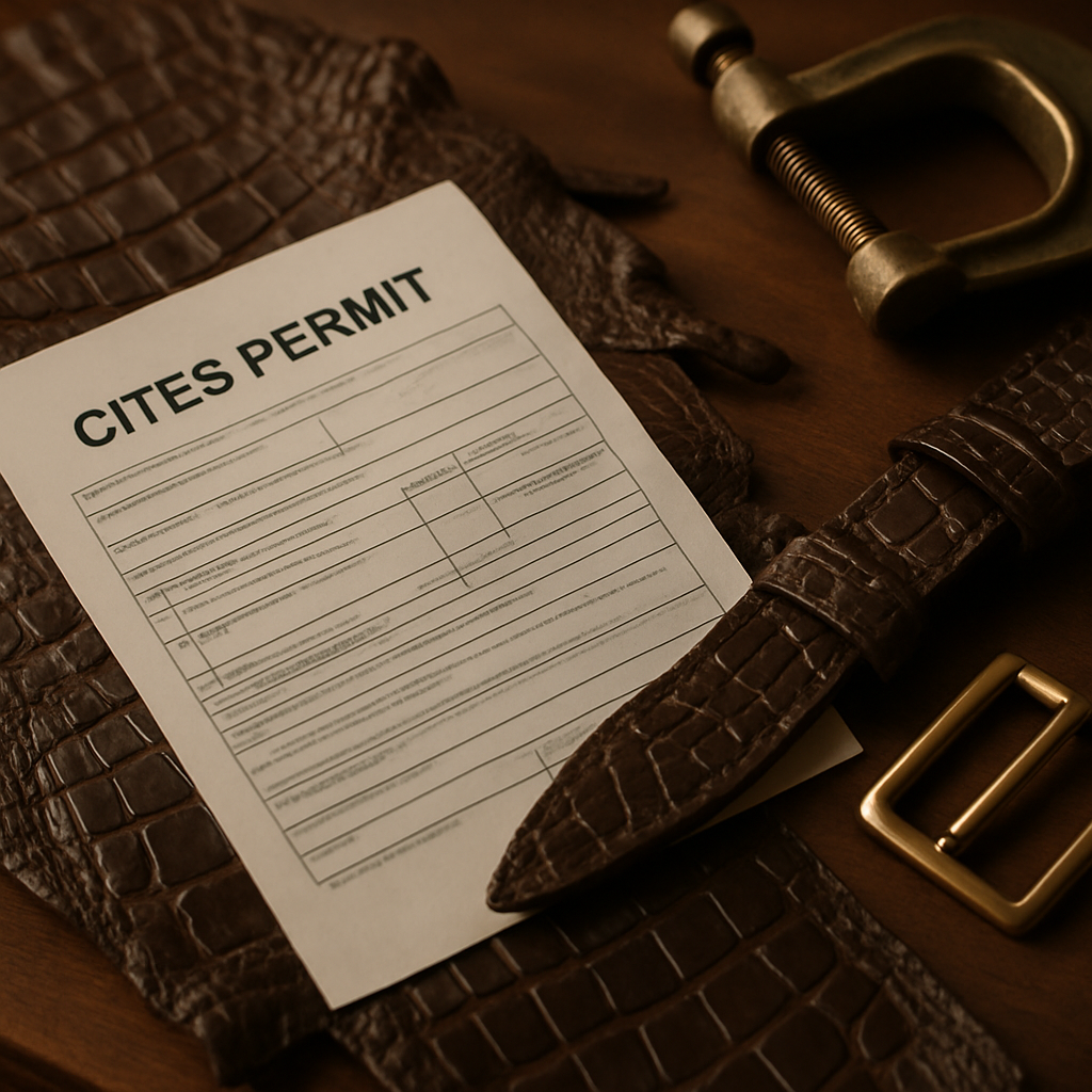 CITES permit crocodile goods