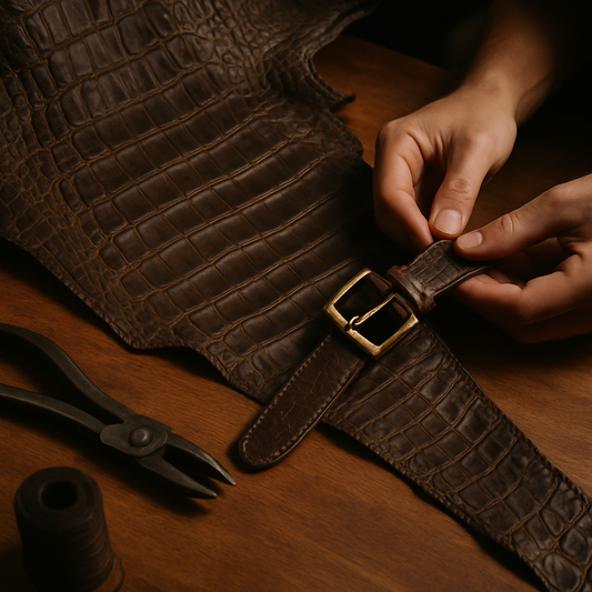 alligator leather luxury goods