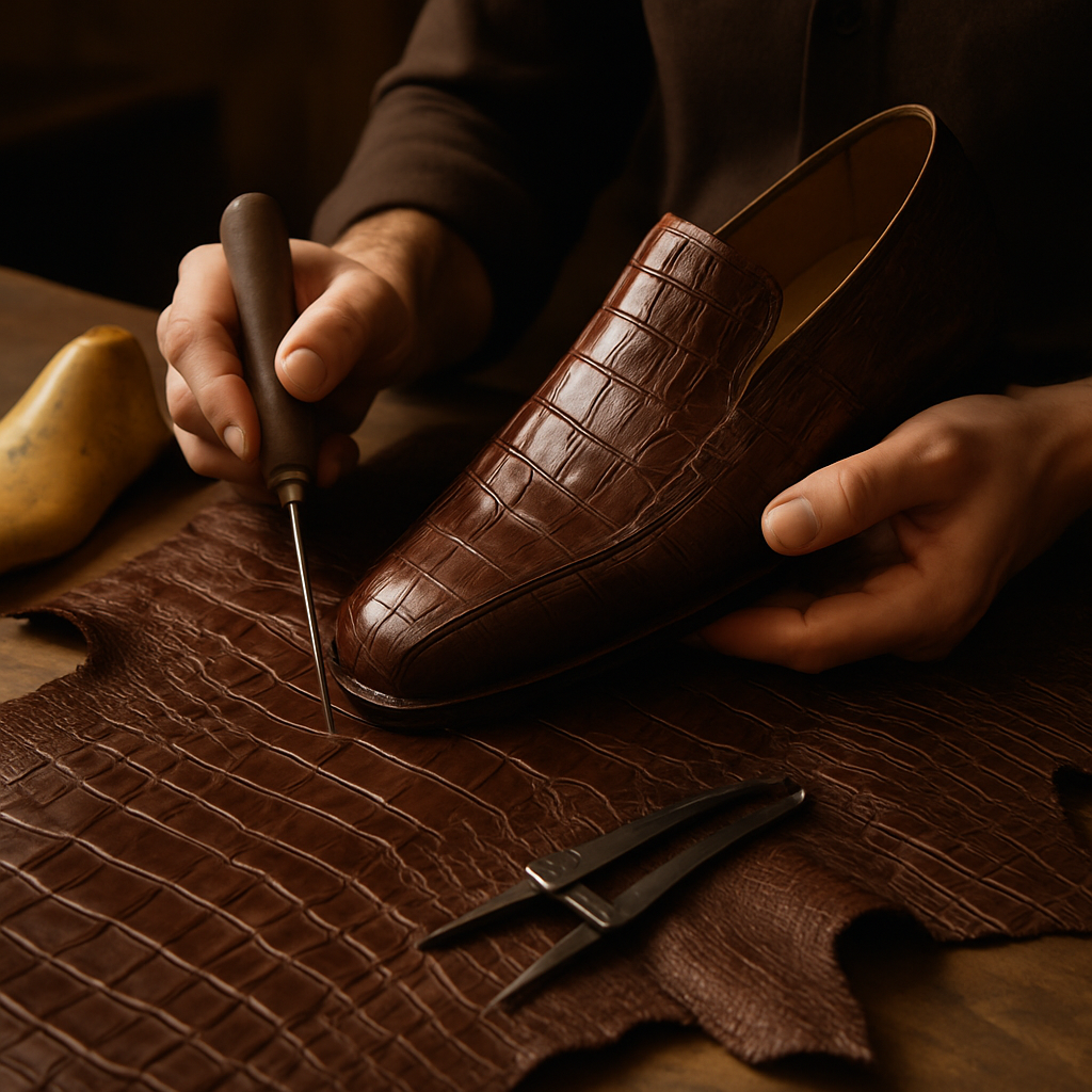handmade alligator shoes