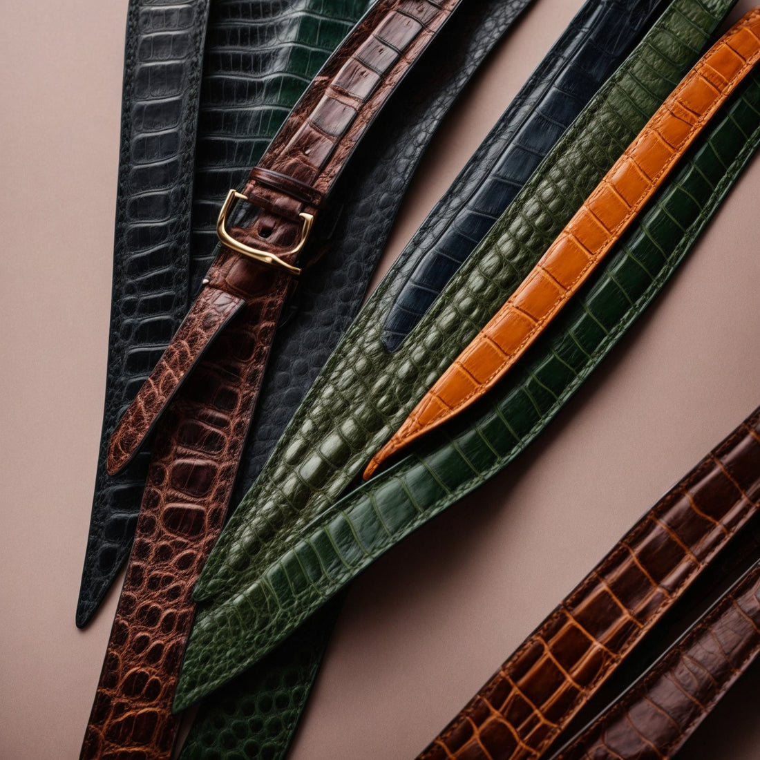 Differences between crocodile and alligator straps