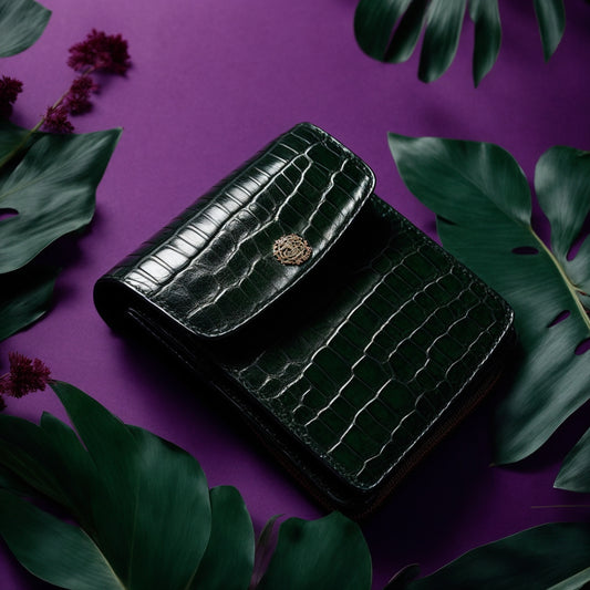 The Pinnacle of Fashion: Why Men Choose Crocodile Leather Wallets