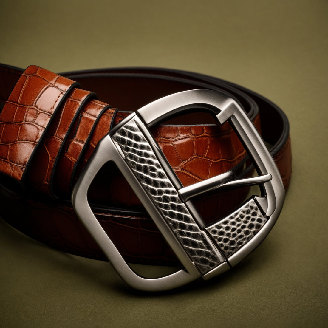 Crocodile Leather Belts: A Luxurious Investment in Style and Durability