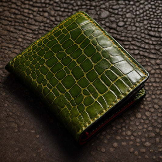 Why Every Man Needs a Crocodile Leather Wallet: A Statement of Luxury, Durability, and Timeless Style