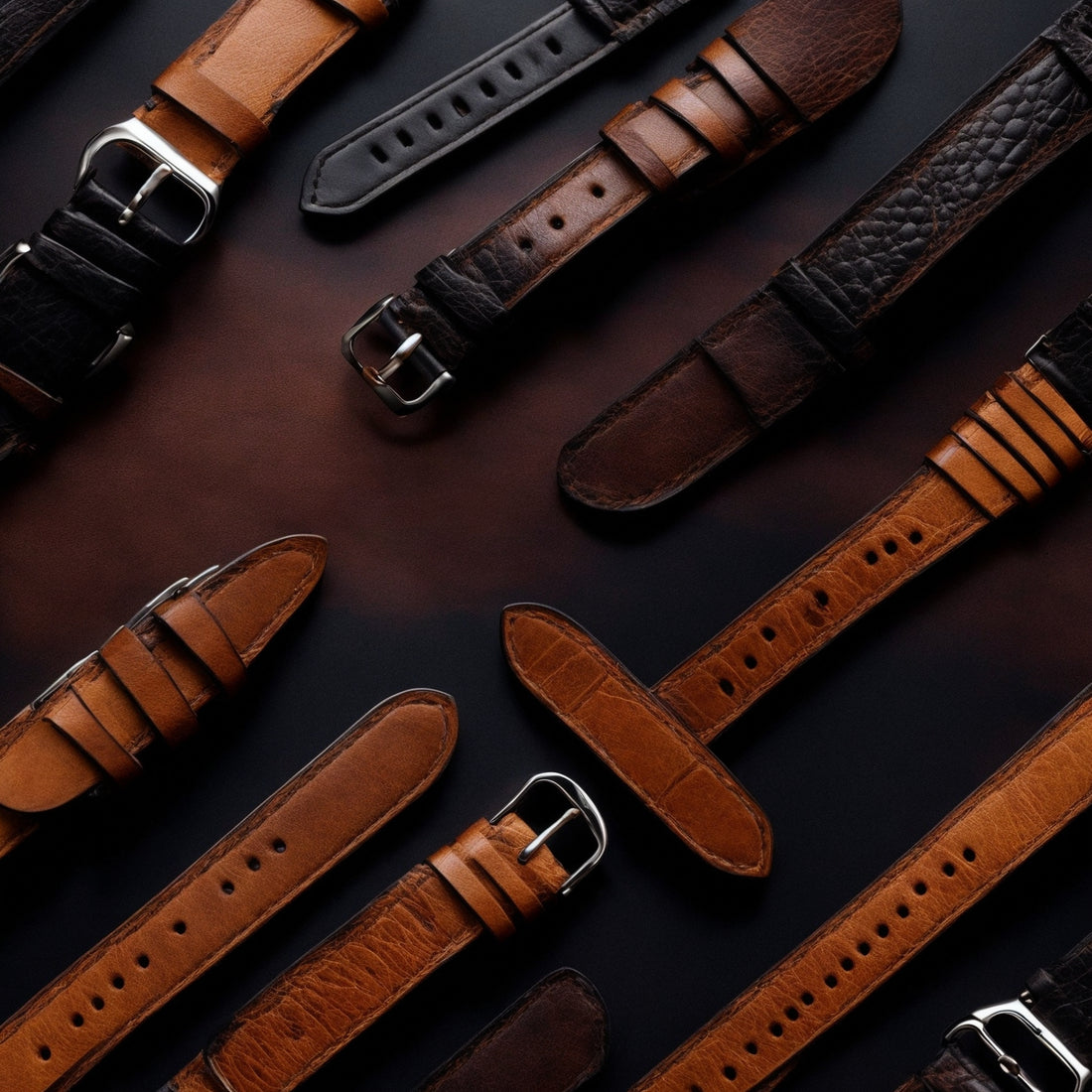 Wrist-Worthy Luxury: Crocodile Leather Handmade Watch Bands