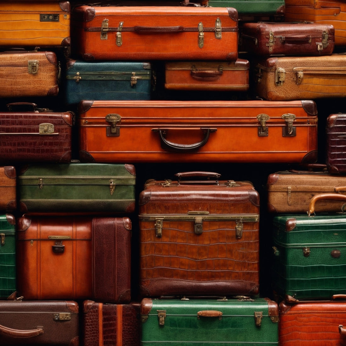 Vintage Alligator Suitcases: A Luxurious Journey Through Time