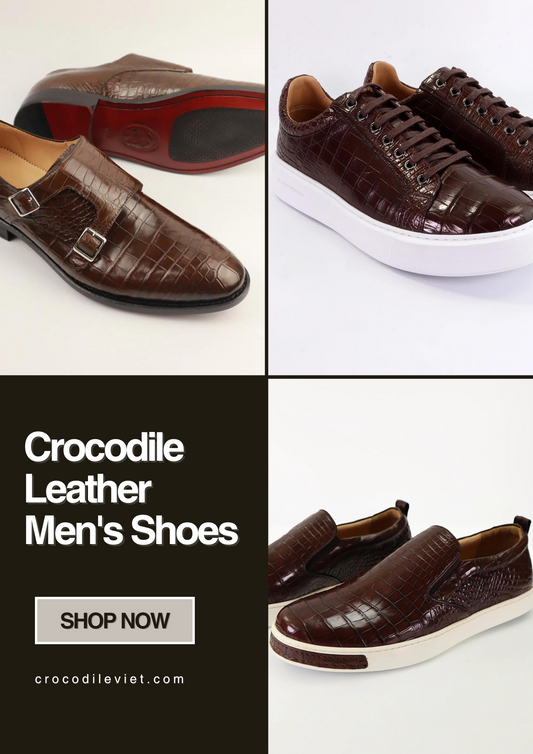 The Elegance of Crocodile Leather Men's Shoes