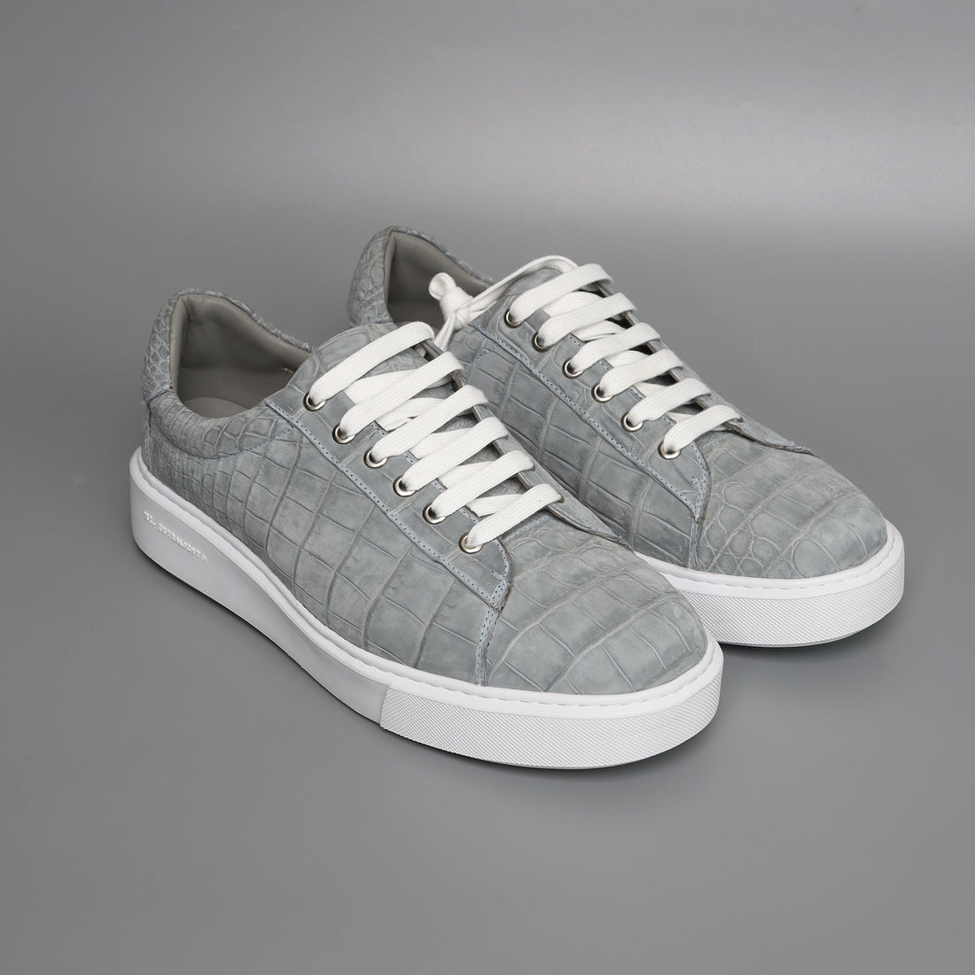 crocodile leather sneakers