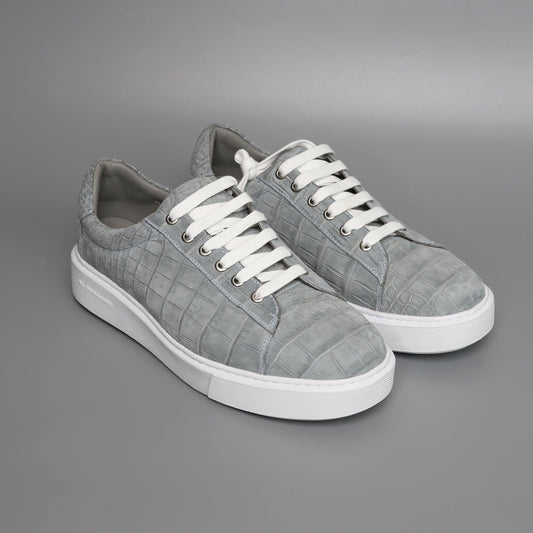crocodile leather sneakers