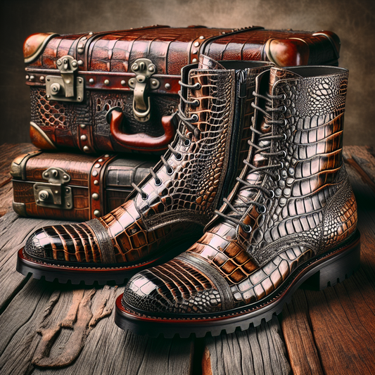 Stylish Alligator Leather Boots: A Touch of Luxury for the Modern Man