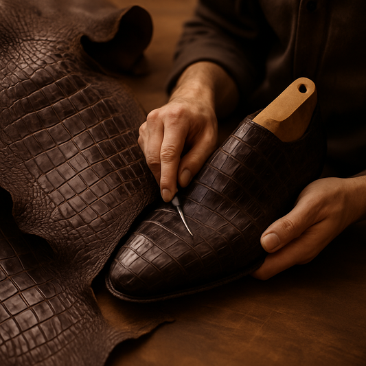 luxury alligator dress shoes