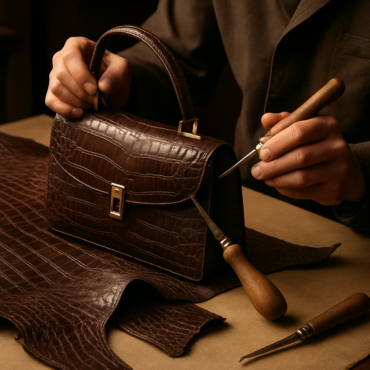 luxury crocodile bag