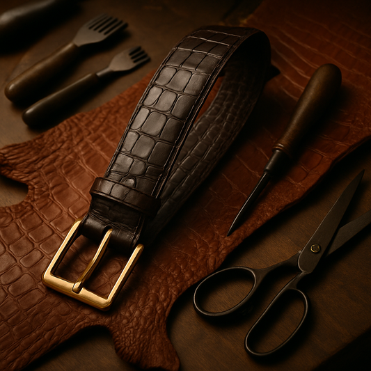 genuine crocodile belt