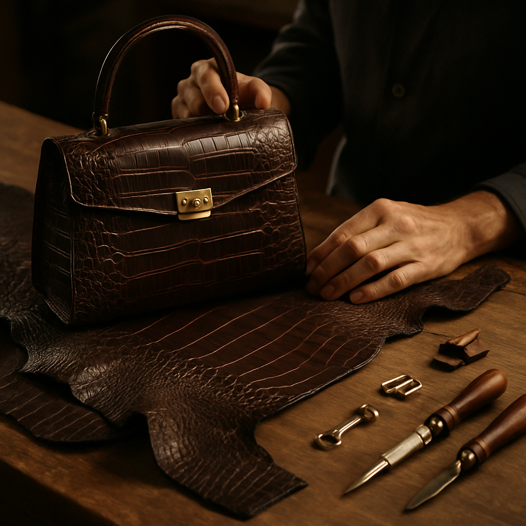 alligator handbag