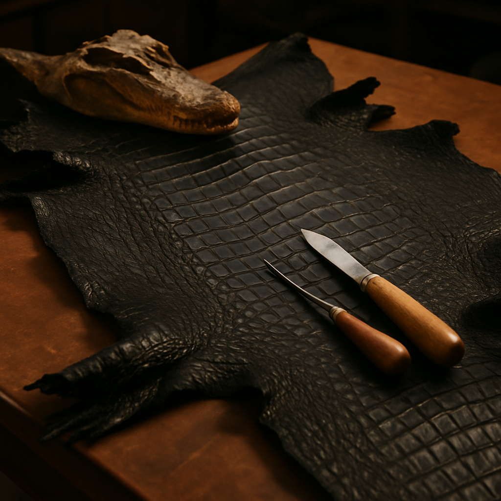 American alligator leather