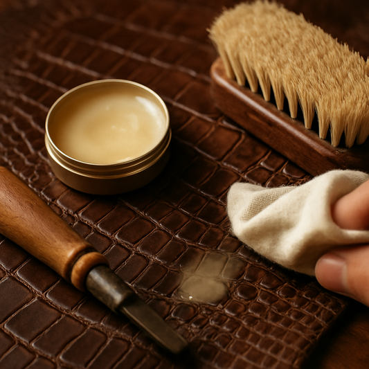 how to care for alligator leather