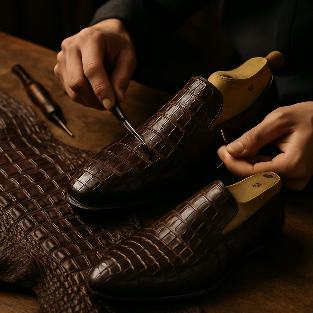 genuine crocodile shoes for men