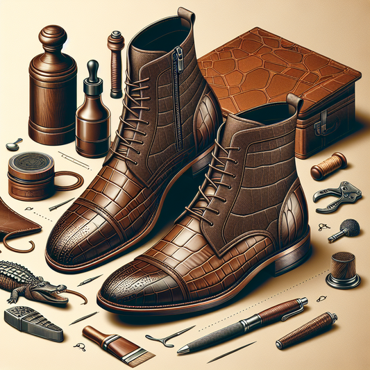 Featured image for Men’s Handmade Patina Alligator Boots Review: Elegant Classic Design