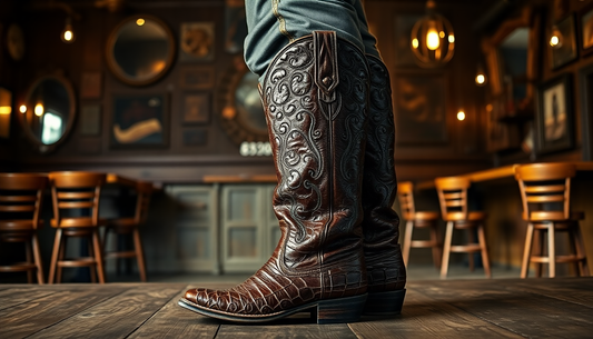 Elevating Your Style with Struggle Jennings Alligator Boots