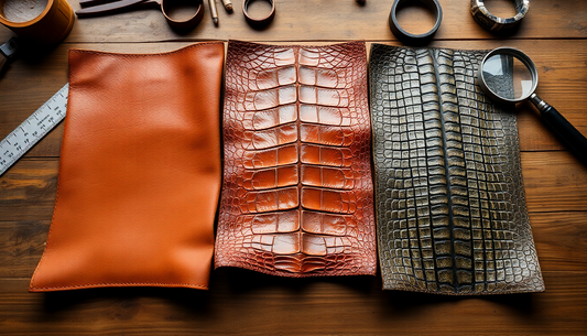 Distinguishing Leather Types: Alligator, Crocodile, and Caiman
