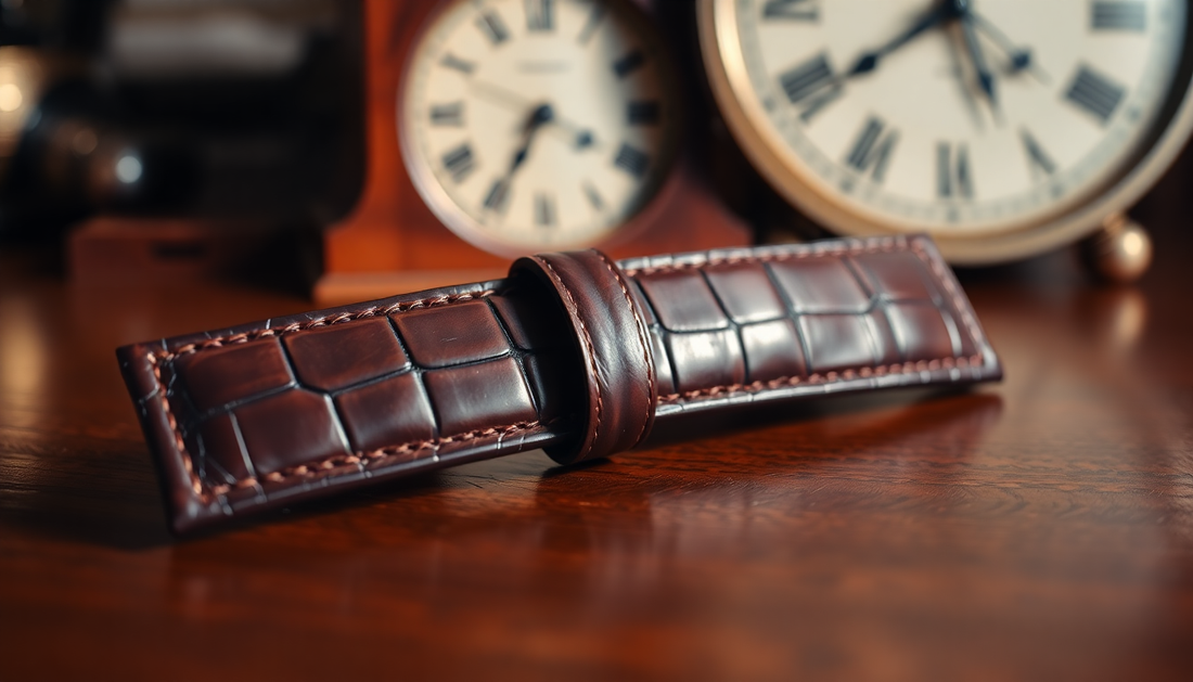 Elevate Your Timepiece with Crocodile Viet's Exquisite Alligator Leather Watch Straps