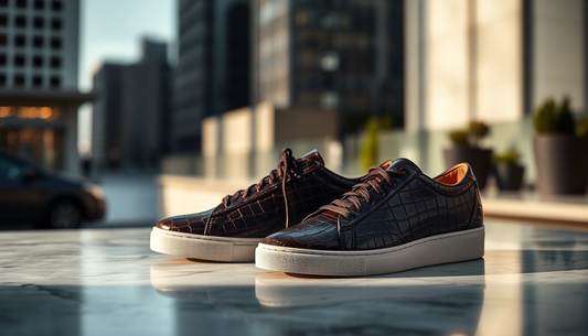 Elevate Your Style with Himalaya Alligator Leather Sneakers from Crocodile Viet