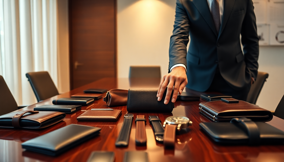 Elevate Your Corporate Style: Discover the Power of Exotic Leather Accessories