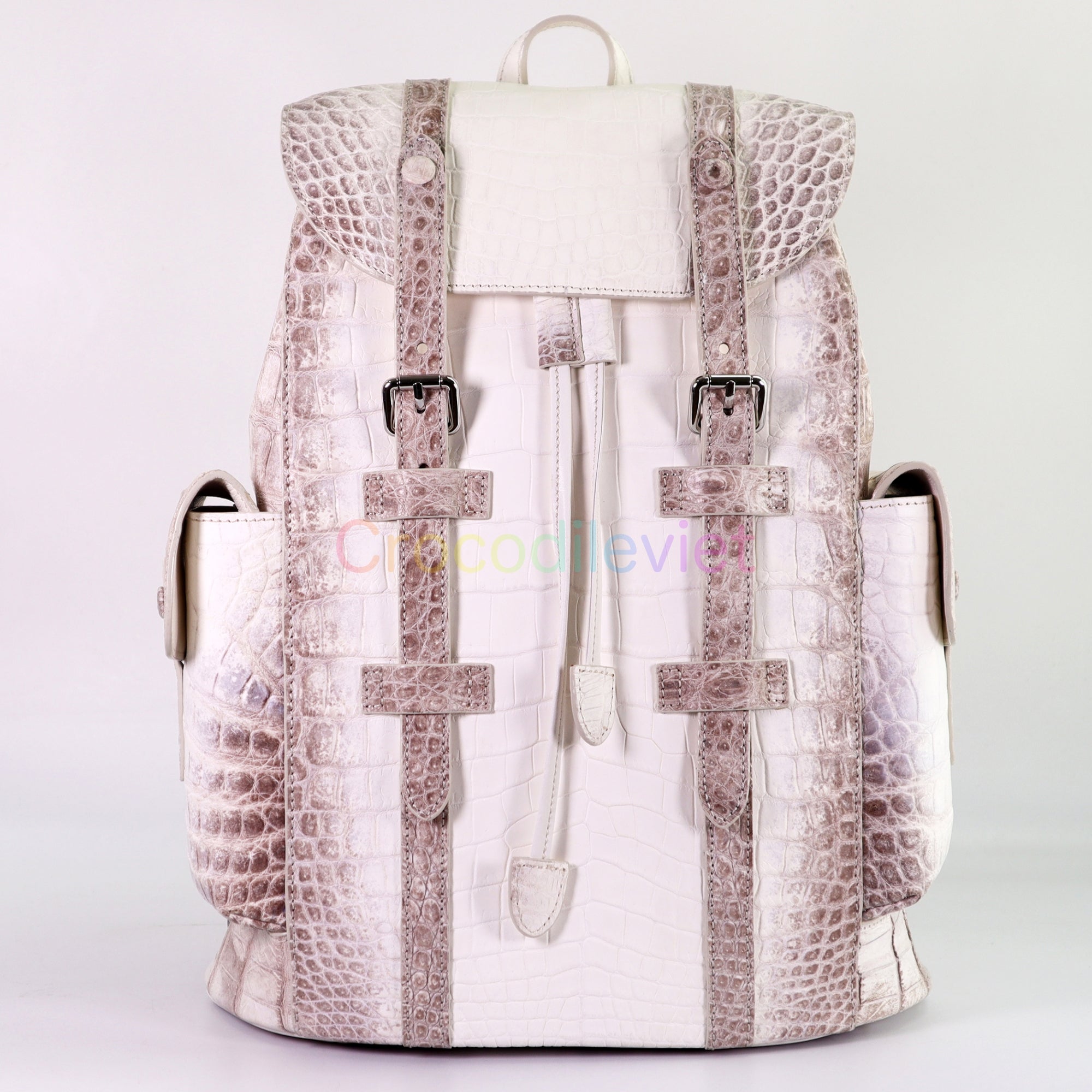 Himalaya Alligator Skin Leather Backpack Shoulder Bag Travel Bag – Crocodile Viet Himalaya Alligator Skin Leather Backpack Shoulder Bag Travel Bag – Crocodile Viet