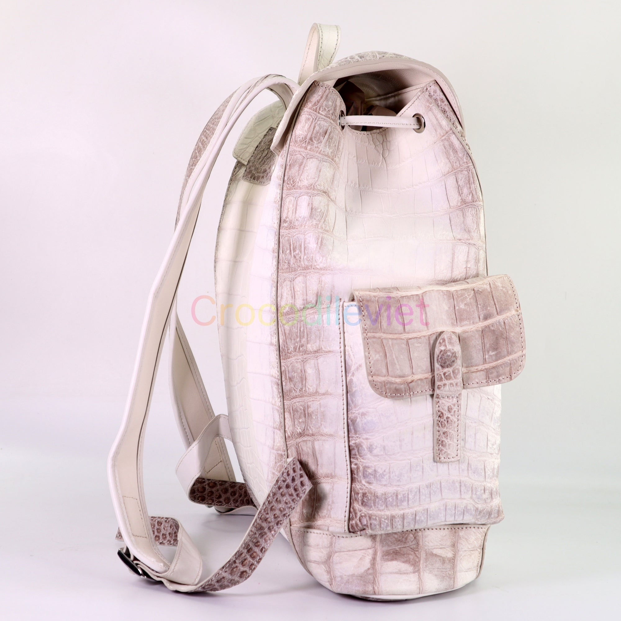 crocodile effect faux leather backpack Himalaya Alligator Skin Leather Backpack Shoulder Bag Travel Bag – Crocodile Viet