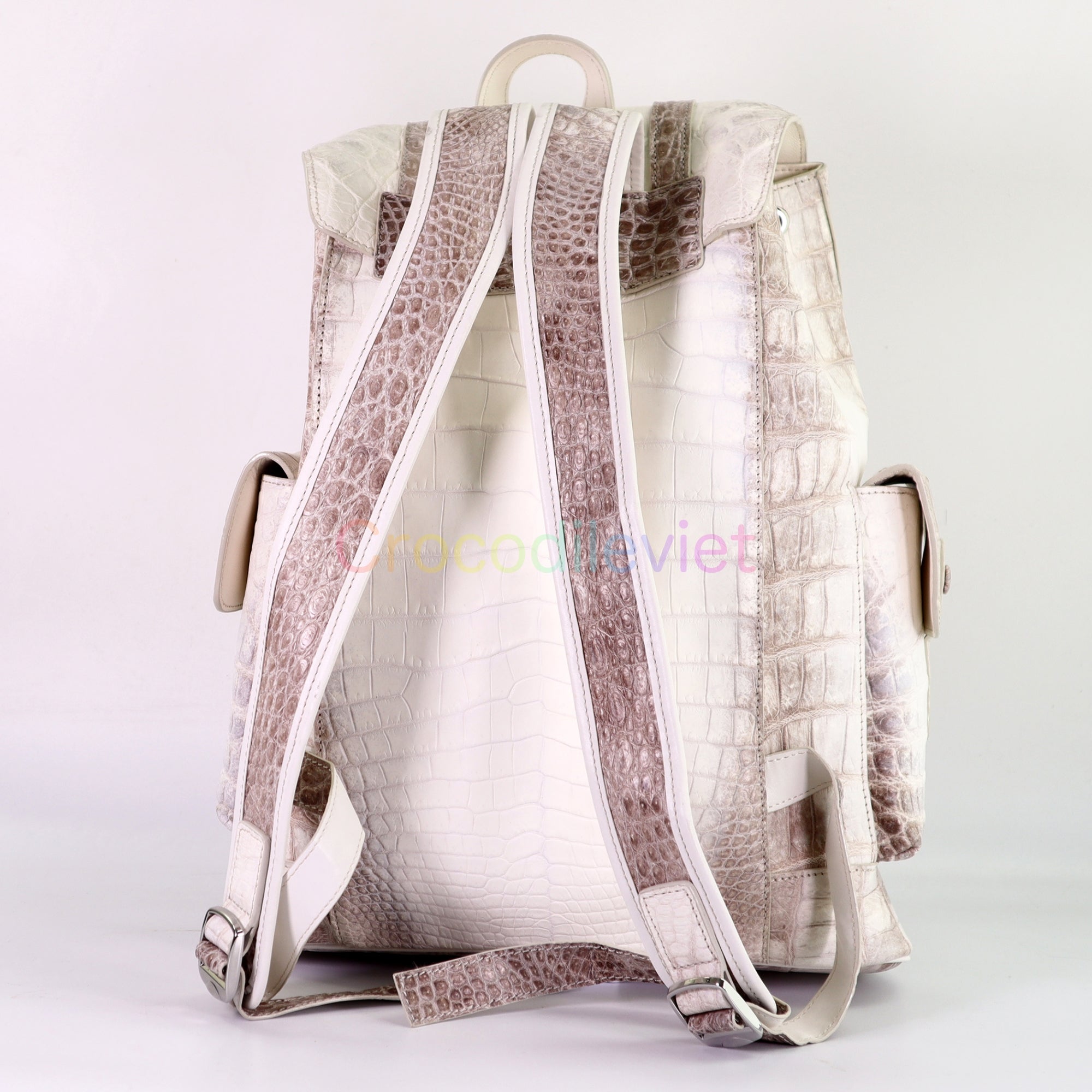 Himalayan genuine crocodile Leather waist Bag/body bag/ travel bag