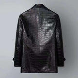 Classic Alligator Leather Jackets for Men