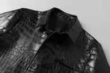 Classic Alligator Leather Jackets for Men