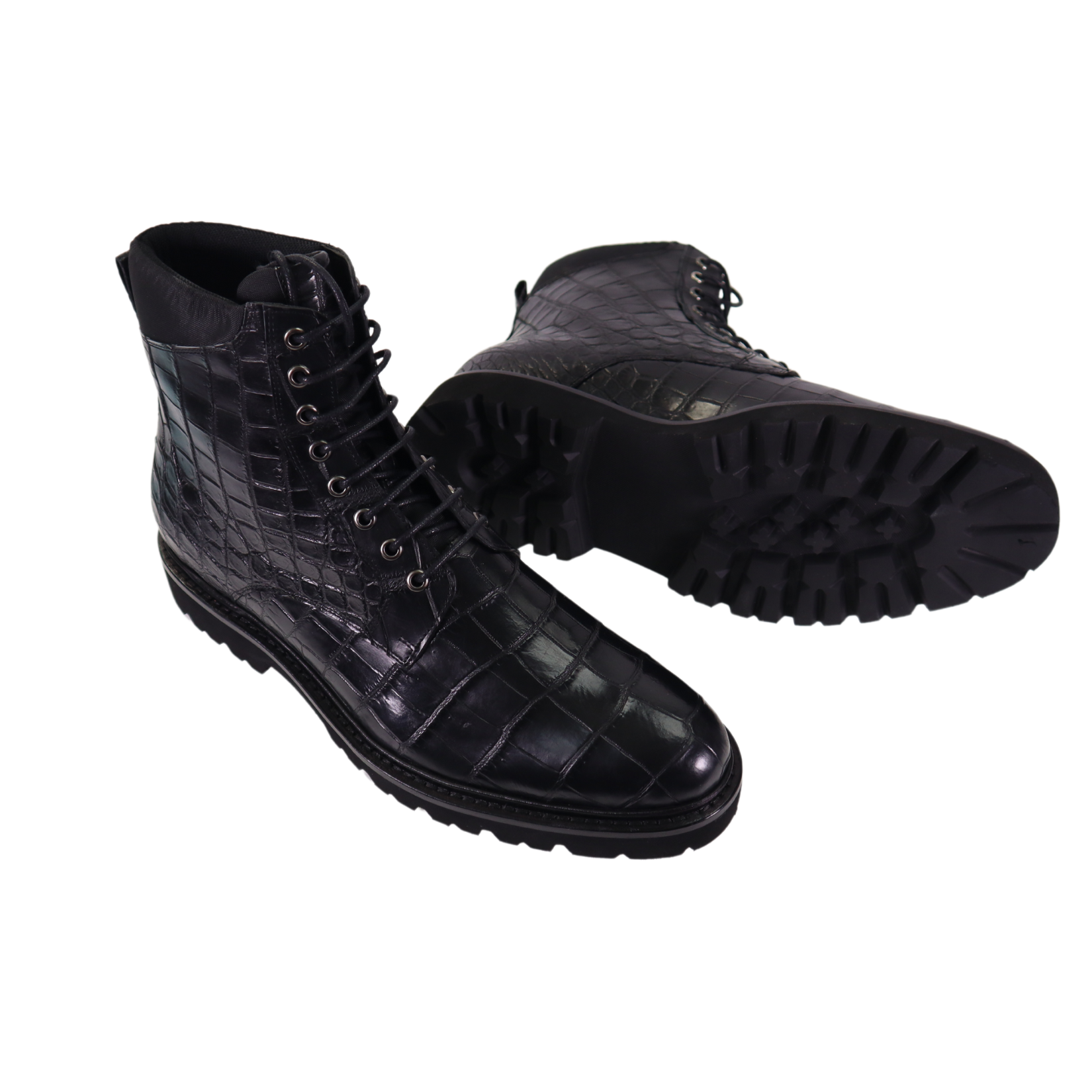 Men s Handcrafted Alligator Crocodile Leather Luxury Alligator Boots B Crocodile Viet