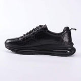 Men's Alligator Leather Sneakers Luxury Comfort and Style