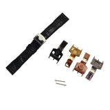 Genuine Alligator Leather Watch Strap for IWC Used With IWC Folding Deployment Clasp Buckle